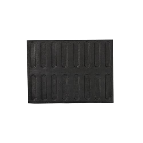 Strips 16-cavity silicone burger tray baking pan puff silicone mold non-stick mesh bread mold French non-stick silicone model food grade household oven high temperature resistant