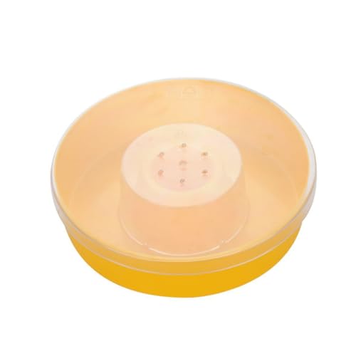 Luxshiny - Luxshiny Mangeoire Abeilles Ronde Plastique Facile à Nettoyer Nourrisseur Eau et Nourriture Apiculture Pratique pour Ruche