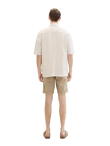 TOM TAILOR Herren Slim Chino Bermuda Shorts mit Stretch, 11018 - Chinchilla, 29 – Ansicht 3