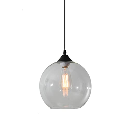 Lámpara de techo para iluminar cocinas oscuras con pantalla de vidrio transparente Times