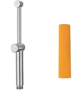 Stainless Steel Handheld Bidet Sprayer Attachment with Knob Handle for Precise Water Pressure Adj...
