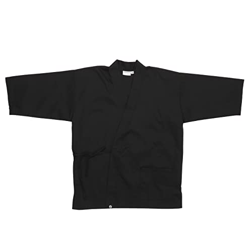 Chef Works Casaco unissex Sushi Chef, Preto, Large-X-Large