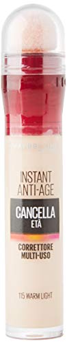 Maybelline New York Correttore Liquido Il Cancella Età, con Bacche di Goji e Haloxyl, Copre Occhiaie e Piccole Rughe, 115 Warm Light, 6,8 ml image 4