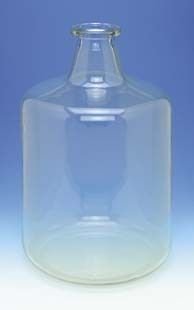 Wheaton Science Products 221029 Borosilicate Glass Large Safety-Coated Solution and Serum Bottle, 5 gal Capacity