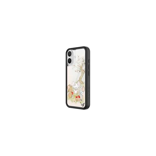 Image of Wildflower Cases - Compatible with iPhone 16 | Protective Black Bumper, 6.5ft Drop Test Certified, Women Owned Small Business | Animals Picnic Dainty Aesthetic Cute Trendy | Mice Friends