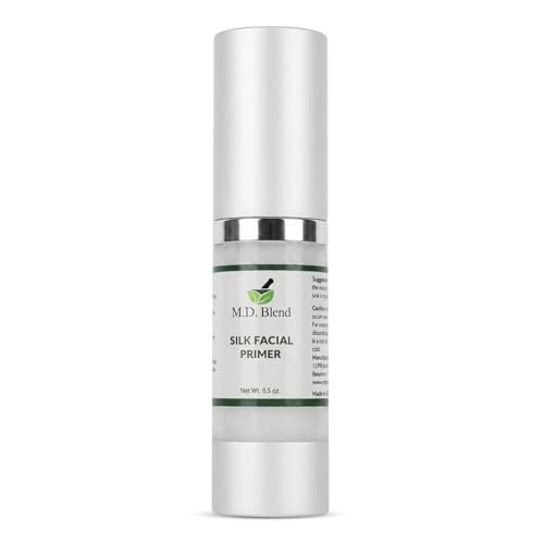 M.D. Blend Facial Pore Primer for Face before Makeup - Hydrating, Wrinkle Filling, Blurring Primer for oily & Mature Skin, Supports Korean Makeup, (1.95 fl oz/58ml)