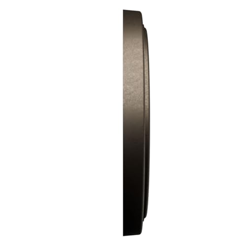 Image of Ekena Millwork 10 inchOD x 3 1 /2 inchID x 1 1 /8 inchP Traditional Thermoformed PVC Ceiling Medallion (Fits Canopies up to 5 1 /2 inch), Metallic Black Night