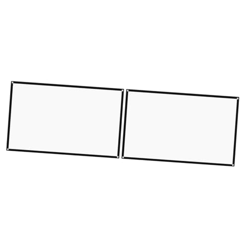 Écran de projection bureau et cinéma extérieur pliable lot de 2 universel