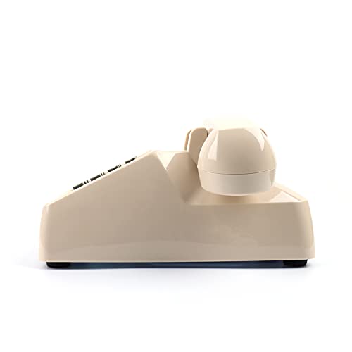 Amazon | QUOXO 伝統的なコード付きのレトロな家庭用電話機