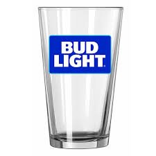 Bud Light 2 Pack Pint Glasses
