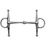 Dover Saddlery Suffolk Corkscrew Full Cheek Snaffle Bit, Size: 5