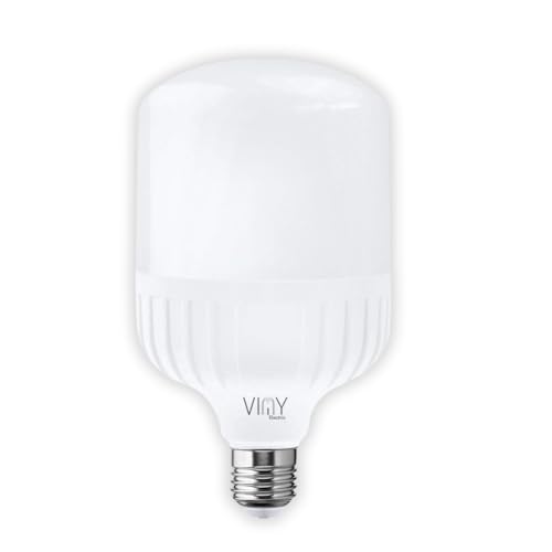La Mejor Selección de Focos Walmart los más recomendados. 45 Lámpara LED Alta Potencia, 20W, 2000 Lúmenes, Luz Blanca 6500K, Base E27, 15000 Horas Viny Electric