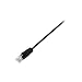 Produktbild V7 V7CAT6UTP-50C-BLK-1N Netzwerkkabel, 0,3 m, Cat6, U/UTP (UTP), RJ-45, RJ-45, Schwarz