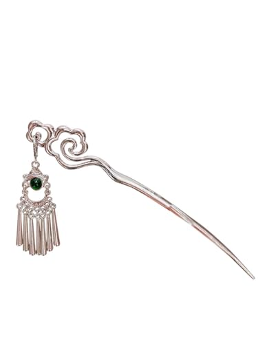 Épingle à cheveux de style ethnique rétro Hanfu pour un chignon haut de gamme
