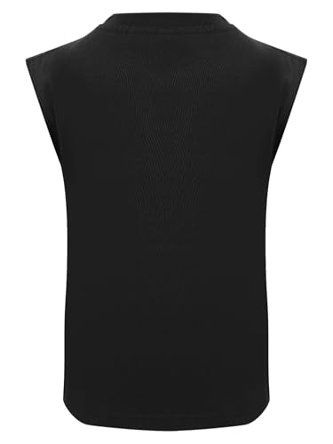 TiaoBug Kids Boys Moisturewicking Athletic Tank Tops Sleeveless Cotton Shirts For Sports Workout Running4