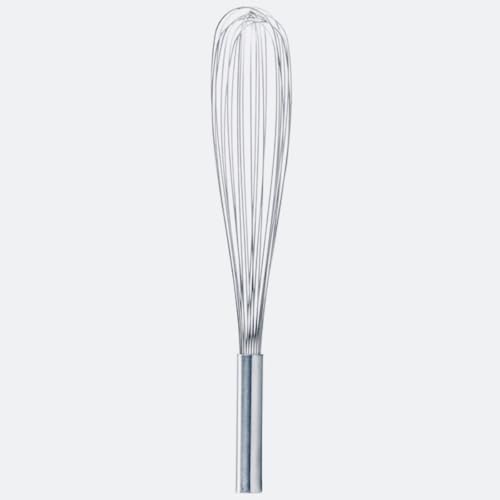 AME D’ESSENCE 18” Stainless Steel Piano Whip – Heavy-Duty Handheld Wire Whisk for Blending, Whisking, Beating, Stirring, and Mixing