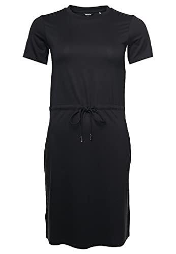 Superdry Womens Drawstring Tshirt Dress, Black, M