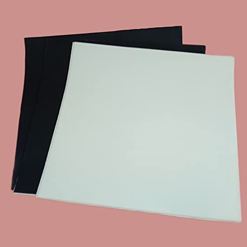 Hoja de silicona blanca alimentaria 300x300x1.5mm para juntas y sellado