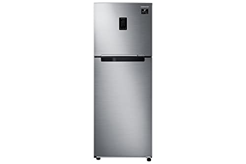Image of Samsung 336 L 3 Star Inverter Frost Free Double Door Refrigerator Appliance (RT37A4633SL /HL, Real stainless, 2022 Model)