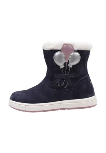 Image of Geox Girls' B Trottola GirlAnkle Boot, Navy pink, 7 UK