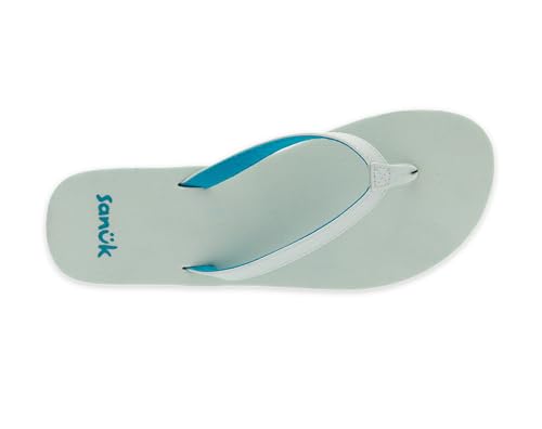 Image of Sanuk Yoga Joy Womens Flip Flops | Yoga Mat Footbed | Sandals for Women | Womens Yoga Sandals | Women's Beach Sandals