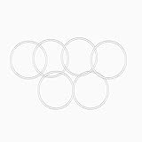 bliblo Wearable Breast Pump Silicone Rings 6pcs,Compatible with momcozy S9/S10/S12 Wearable Breast Pump.Breast Pump Silicone Rings