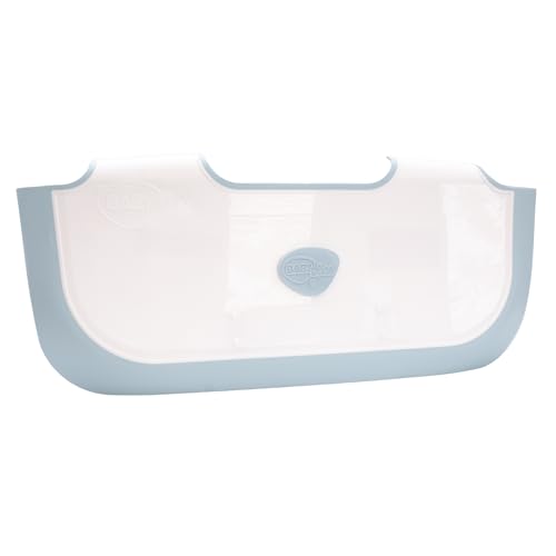 NUEVO BabyDam Bathwater Barrera | Bañera de hidromasaje bebé | Blanco/Azul | Convierte un baño estándar a un baño de bebé