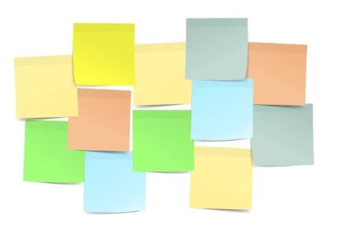 Haftnotizen, Haftnotizen, Selbstklebende Notizen, Notizblock, Vision Board Zubehör, Schulbedarf