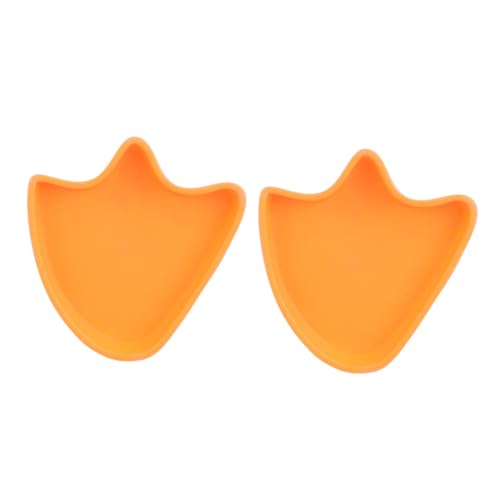 Mipcase 2pcs Reptile Feeder Bowl Tortoise Lizard Snake Hamster Pet Dinner Plate Water Basin Easy Clean Reptile Bowl