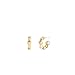 COACH Womens Signature Star Charm Huggies