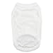 DOGGIE DESIGN Cotton Dog Tank (Large, White)