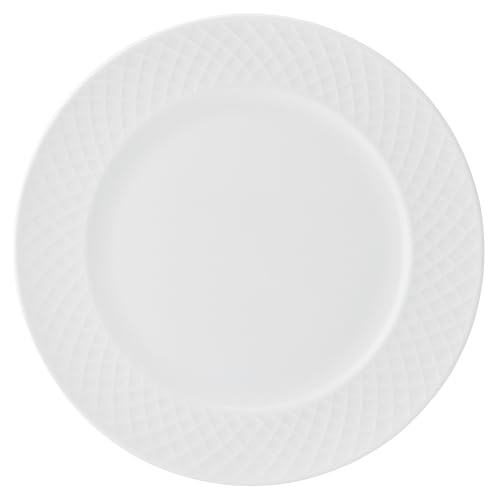 Image of Mikasa Trellis Bone China Lightweight Chip Resistant 40 Piece Dinnerware Set, Service for 8