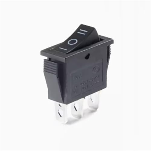 Interrupteur à bascule KCD3 16A 250V noir bipolaire va-et-vient pour vos appareils électriques
