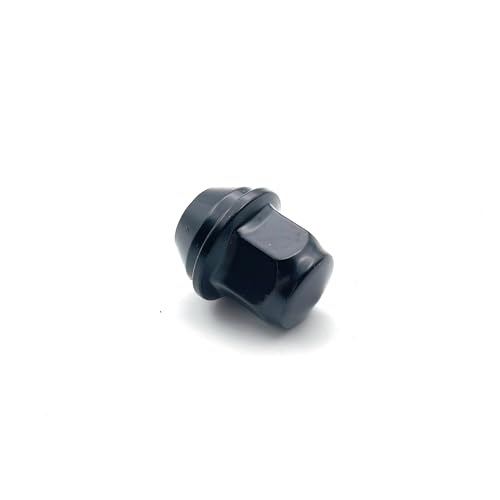 Image of 20 pcs M12x1.5 Black Lug Nuts 1-1 /4 inch Heigh, Compatible with Focus, Fusion, Escape, EcoSport, Fiesta, Lincoln, MKC, MKZ, OEM Factory Style Replacement Lug Nuts
