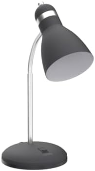 LEPOWER Metal Desk Lamp, Eye-Caring Table Lamp, Study Lamps with Flexible Goose Neck for Bedroom and Office (Sandy Black)