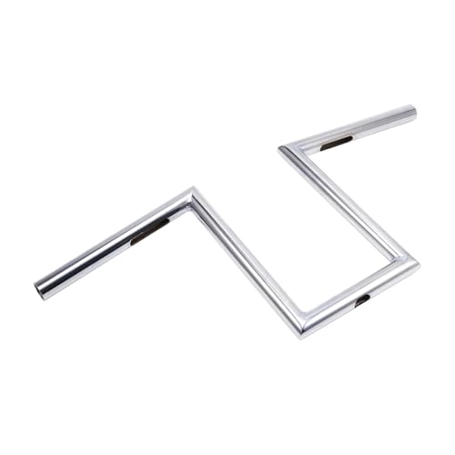 Guidon Ape Hanger 25mm pour Harley Street Bob avec rehausseur chrome de 10 pouces