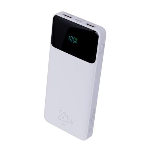 Power Bank 10200mAH, Bateria Portátil Universal, Carga Rápida, Display Indicador, Entradas Micro USB e USB-C, 2 Portas USB-A, Branco, PB102WH, ELG