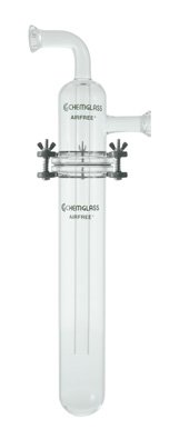 Chemglass AF-0200-03 Series AF-0200 Vacuum Trap Stopper, Airfree, Schlenk, 57 mm O-Ring Flange