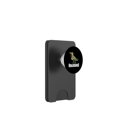 Dinosauro Banjo Player Bambini Country Music Bluegrass Banjo PopSockets PopWallet per MagSafe