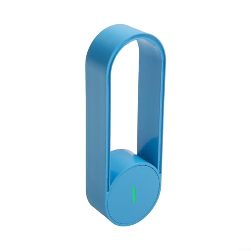 Limpiador de aire de aniones con tecnología de iones negativos para eliminación de polvo y humo, purificador de aire USB portátil para uso doméstico y de oficina, funcionamiento silencioso (azul)
