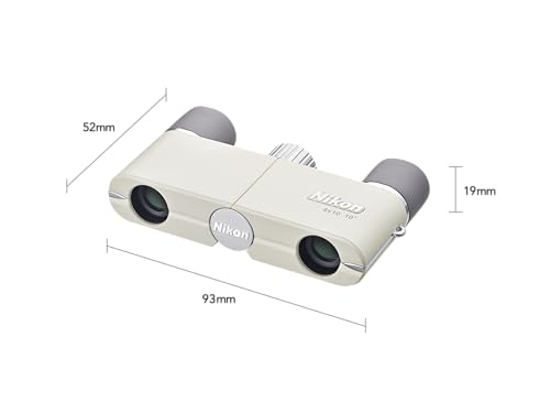 Nikon 4x10D CF Ivory White (ultrakompaktes und stylisches Fernglas, ideal für Theater- und Opernbesuche)