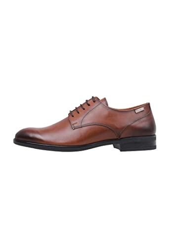 Pikolinos Zapatos Cordones en Cuero Bristol para Caballero Color Cuero