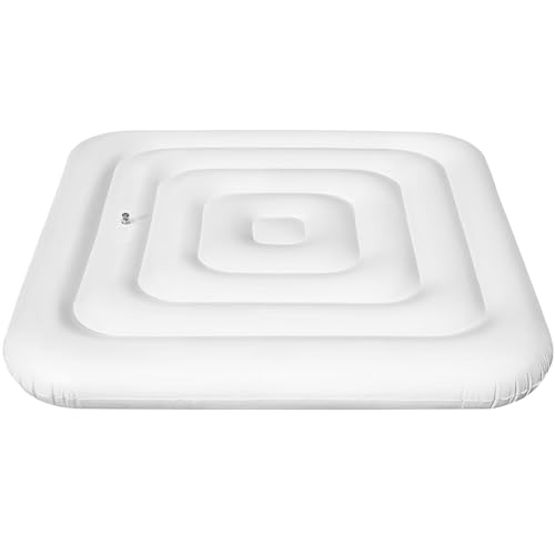 Inflatable Hot Tub Cover 53 in Square Hot Tub Enclosure with Quick and Easy Inflation and Deflation Valve Windproof Rain-Proof Snow-Proof Insulated Lid for Protection Square