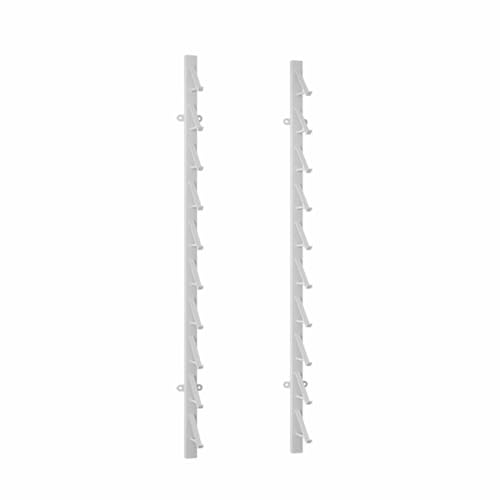 Support mural pour plinthes et carrelage en métal blanc pour ranger et organiser vos échantillons