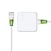 Price comparison product image TUDIA KLIP Charging Cable Protector Saver Organizer Protective Wire Cord Sleeve Compatible for Macbook (Green)