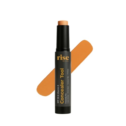 Image of Concealer Tool | Concealer Stick with SPF 30 & Vitamin E | Covers Dark Circles, Acne Scars, Spots & Hickeys | Sweat-Resistant Concealers For Men for Daily Wear | Medium Shade