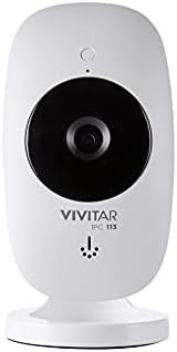 Vivitar IPC113-WHT Wide Angle 1080p HD Wi-Fi Smart Home Camera with Motion Detection, Night Vision, Cloud Backup, Two-Way Audio, Child and Pet Monitor, iOS and Android App for Home Or Office Use
