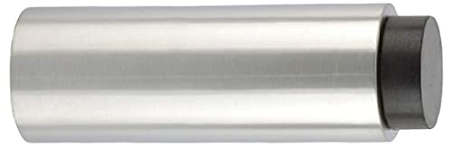 Türstopper für Wandmontage | Länge: 75 mm | Edelstahl AISI 304 | Gummi Schwarzer | Stoßdämpfer | I-198/75| EVI Herrajes Cover