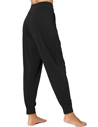 GYS Women Pajama Pants Bamboo Viscose High-Waist Soft Sleep Bottoms with Pockets2