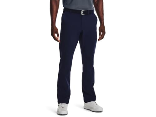 Under Armour Men's Straight Leg Tech Pants, (410) Midnight Navy / / Midnight Navy, 42/30